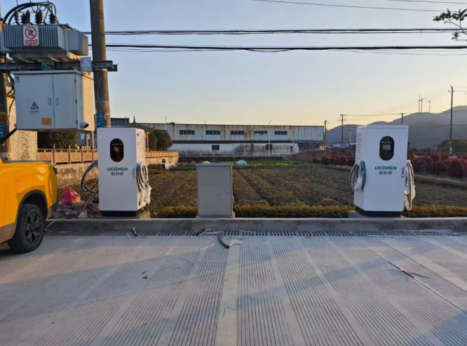 科曼助力北仑充电桩“村村通”建设站点上线